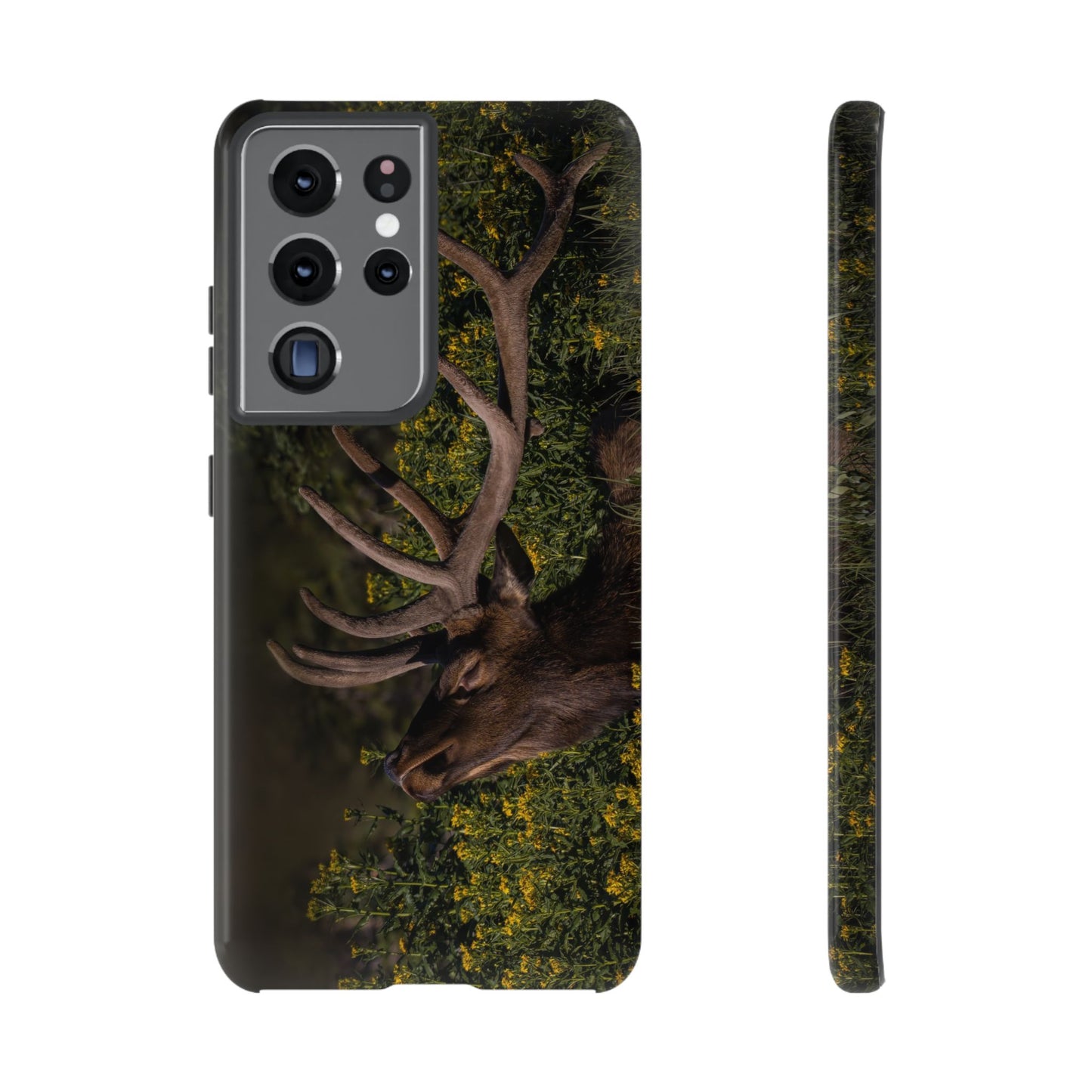 "WILDFLOWER SUNBATH" Bull Elk Smart Phone Tough Case