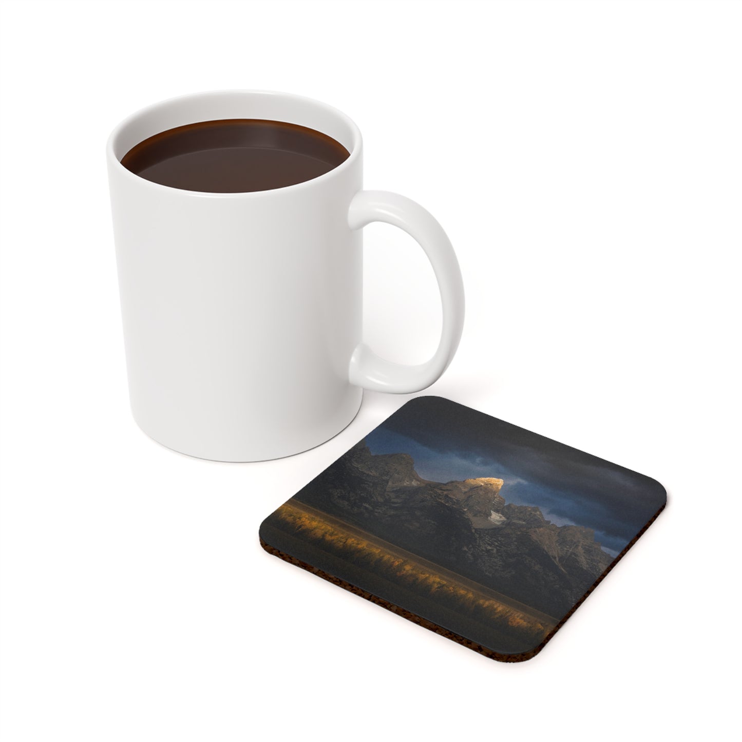 "GRAND LIGHT" Grand Tetons Photo Coaster