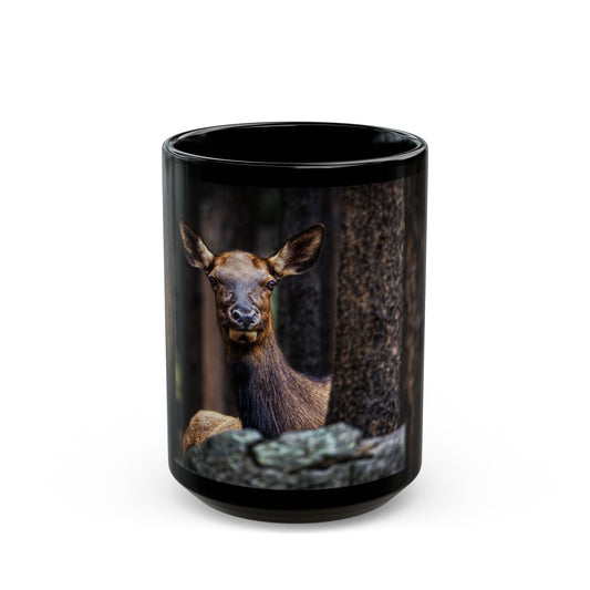 LADY OF THE WOODS 15oz Black Mug