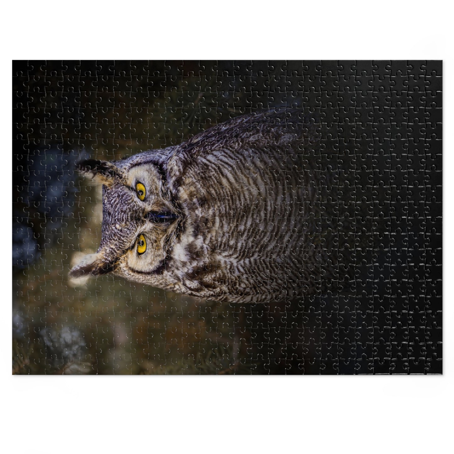 "OLD SOUL" GREAT HORNED OWL - PUZZLE