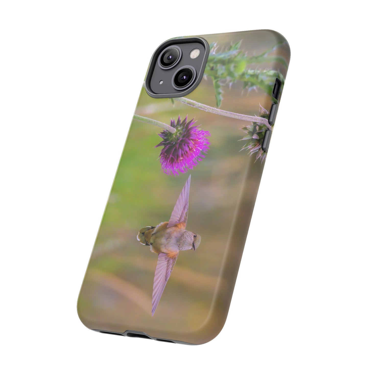 "THISTLE WINGS" Hummingbird Smart Phone Tough Case