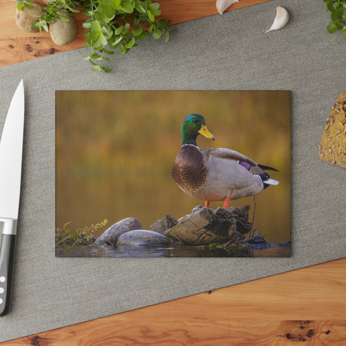 SNAKE RIVER DRAKE Glass Cutting Board