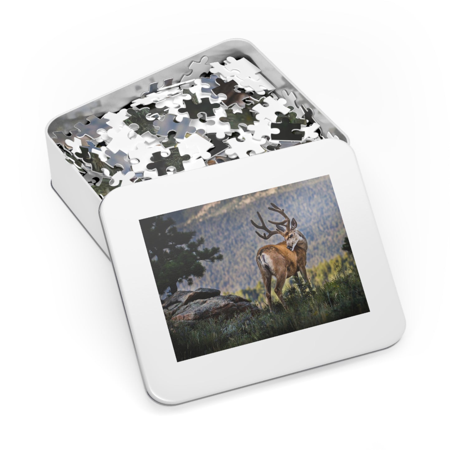 "BACKDROP ITCH" MULE DEER - PUZZLE