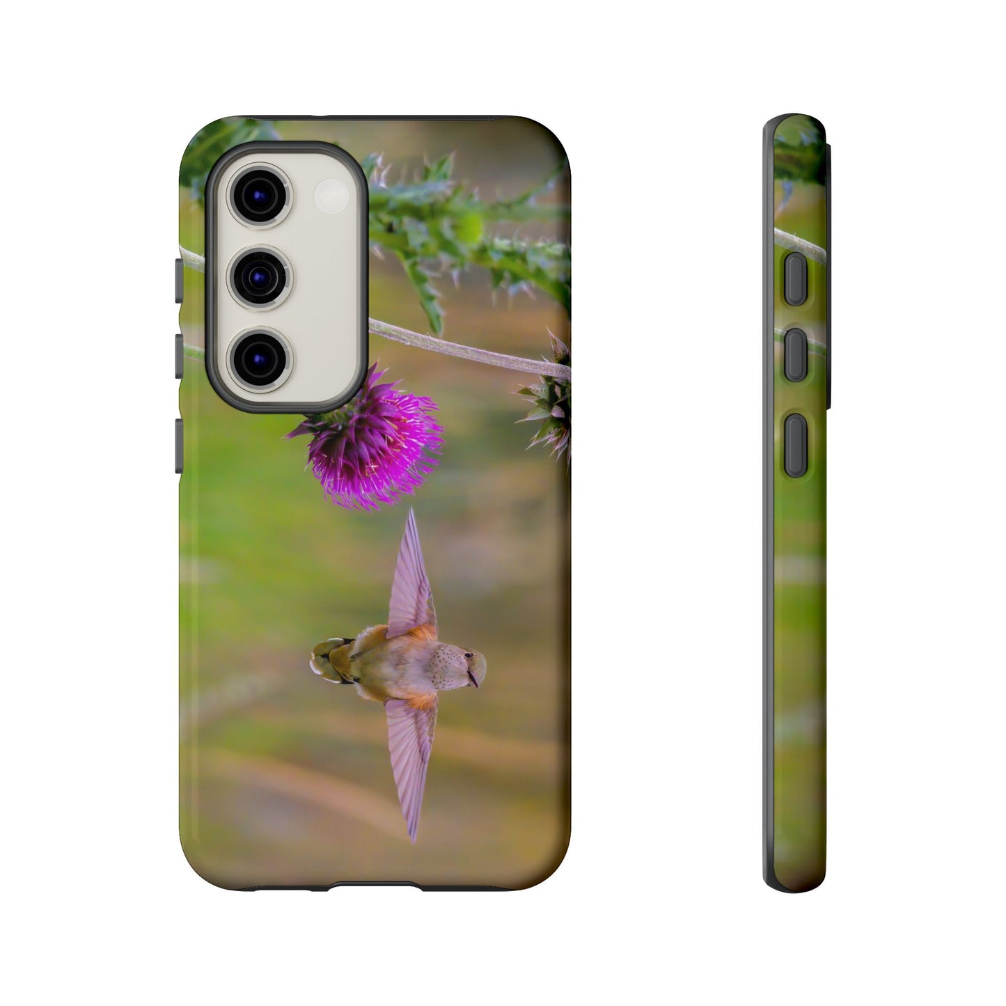 "THISTLE WINGS" Hummingbird Smart Phone Tough Case