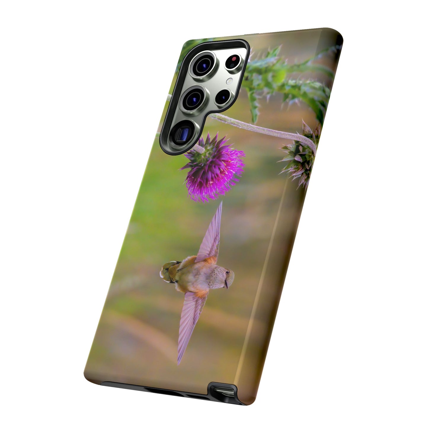 "THISTLE WINGS" Hummingbird Smart Phone Tough Case