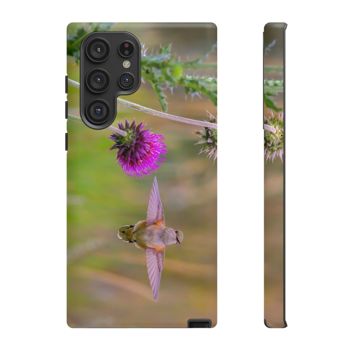 "THISTLE WINGS" Hummingbird Smart Phone Tough Case