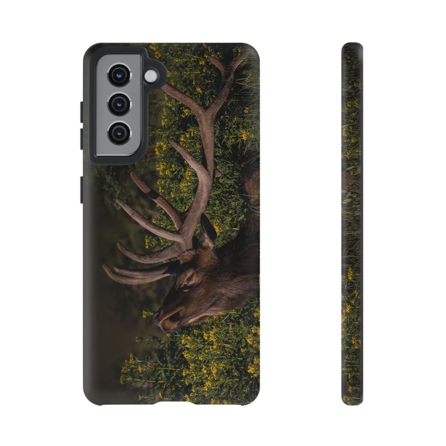 "WILDFLOWER SUNBATH" Bull Elk Smart Phone Tough Case