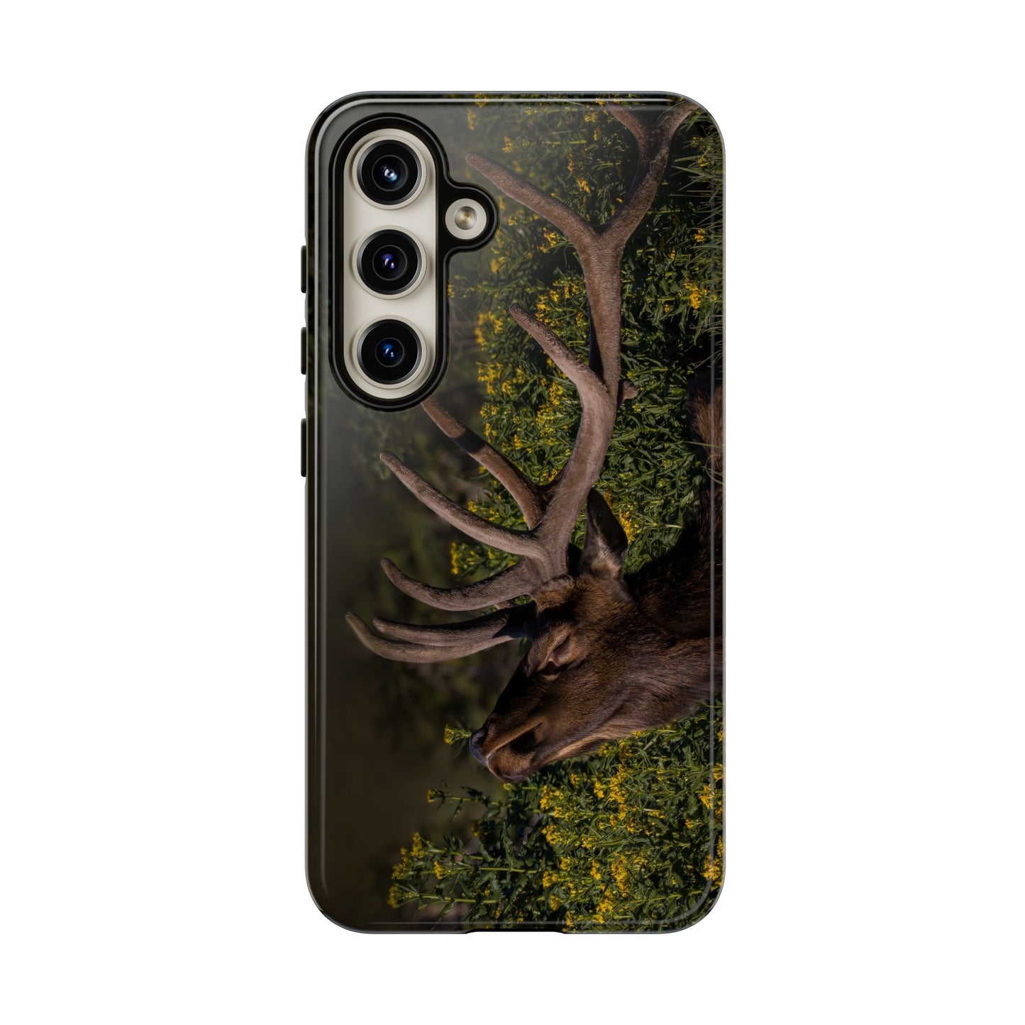 "WILDFLOWER SUNBATH" Bull Elk Smart Phone Tough Case