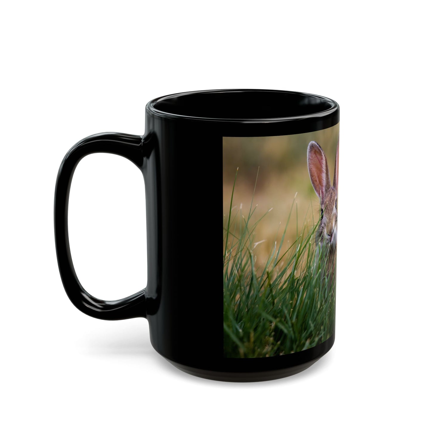 FUNNY FACE 15oz Black Mug