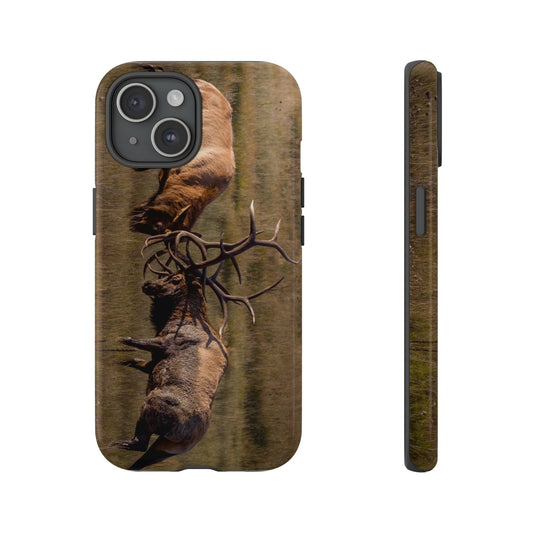 "LOCKED IN LIGHT" Bull Elk Smart Phone Tough Case