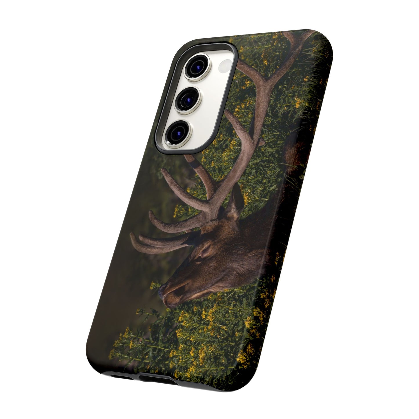 "WILDFLOWER SUNBATH" Bull Elk Smart Phone Tough Case