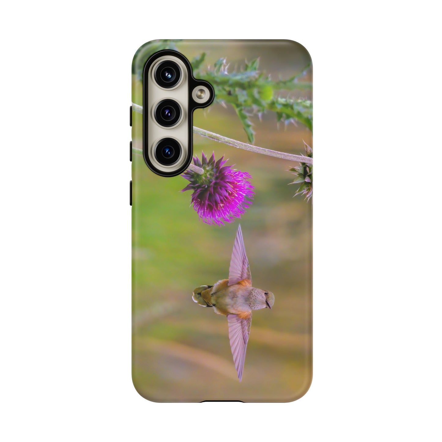 "THISTLE WINGS" Hummingbird Smart Phone Tough Case