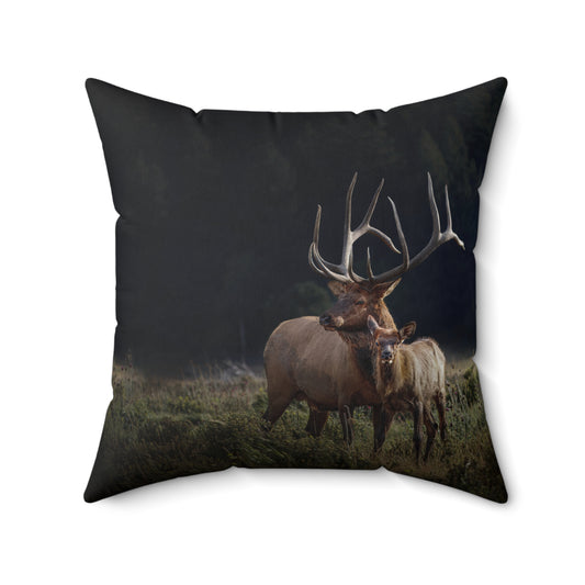 "GENERATIONS" Bulle Elk Photo Pillow