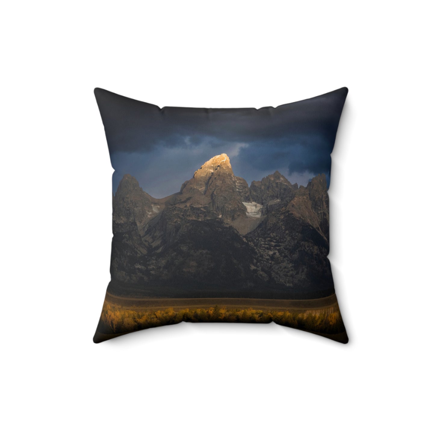 "GRAND LIGHT" Grand Tetons Photo Pillow