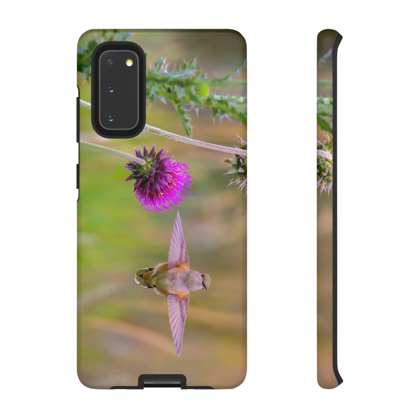 "THISTLE WINGS" Hummingbird Smart Phone Tough Case