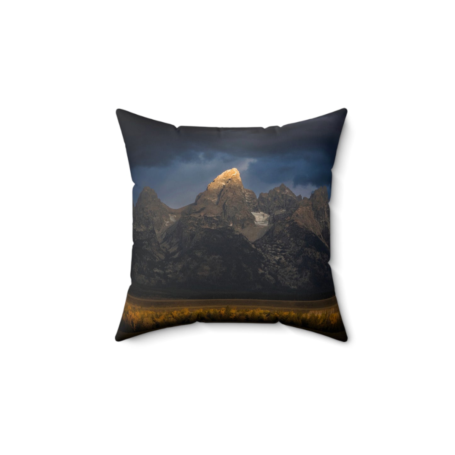 "GRAND LIGHT" Grand Tetons Photo Pillow