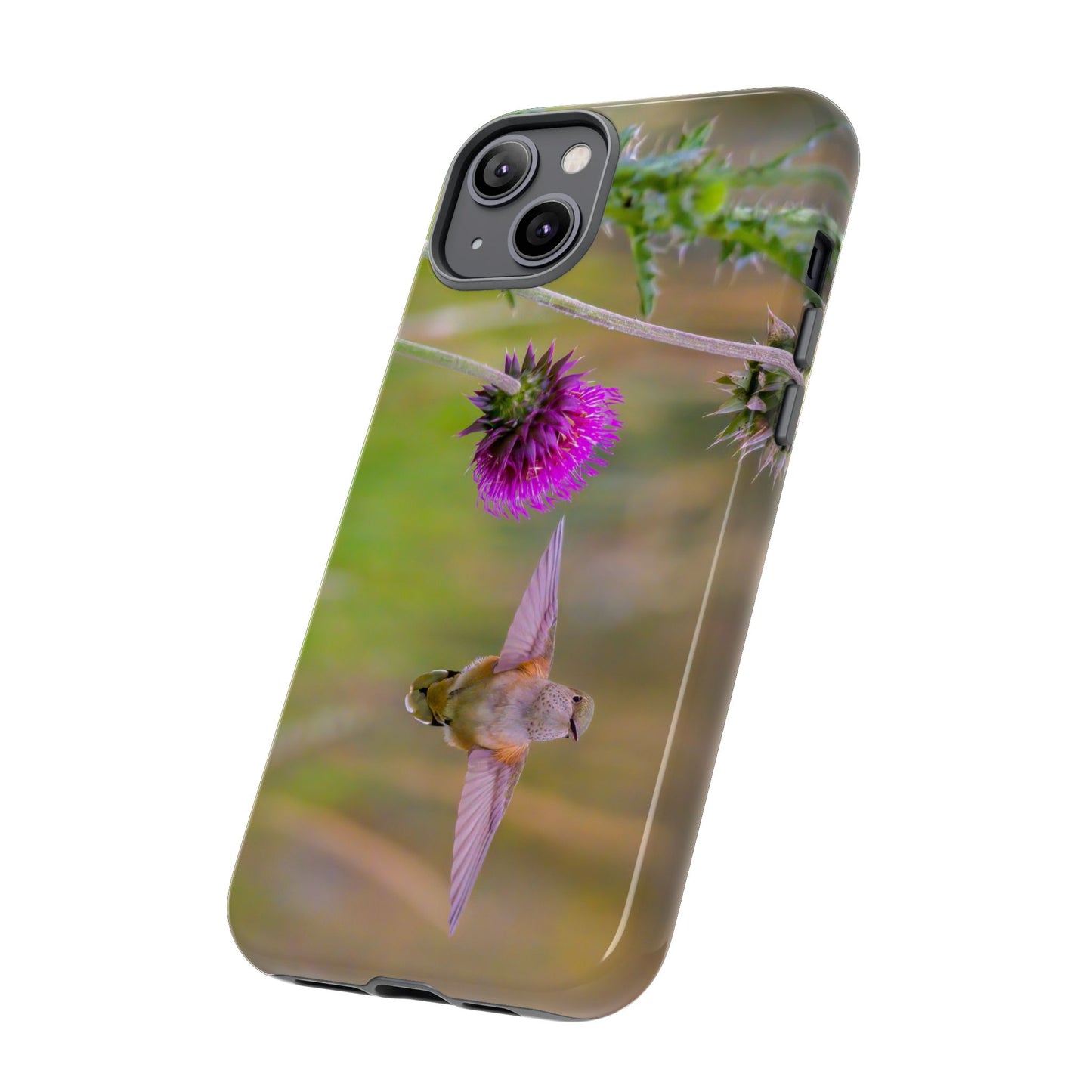 "THISTLE WINGS" Hummingbird Smart Phone Tough Case