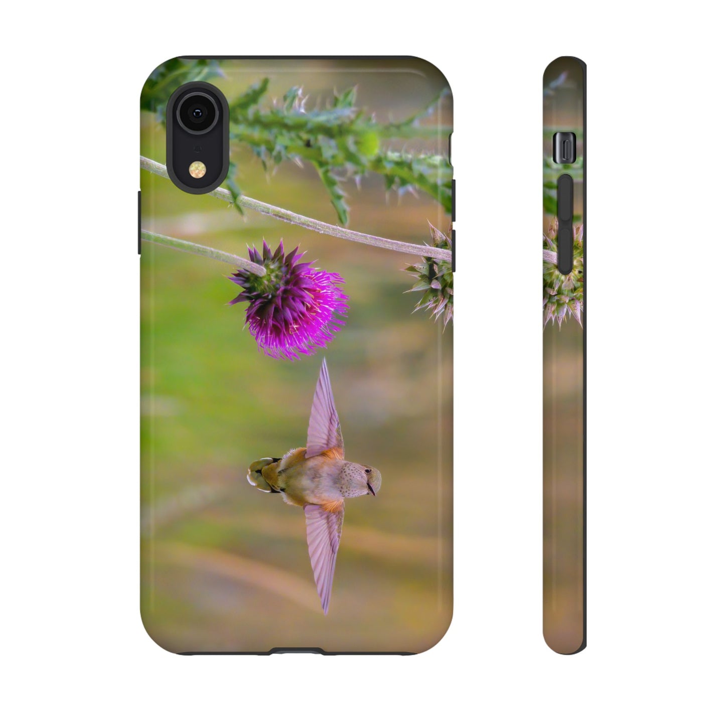 "THISTLE WINGS" Hummingbird Smart Phone Tough Case