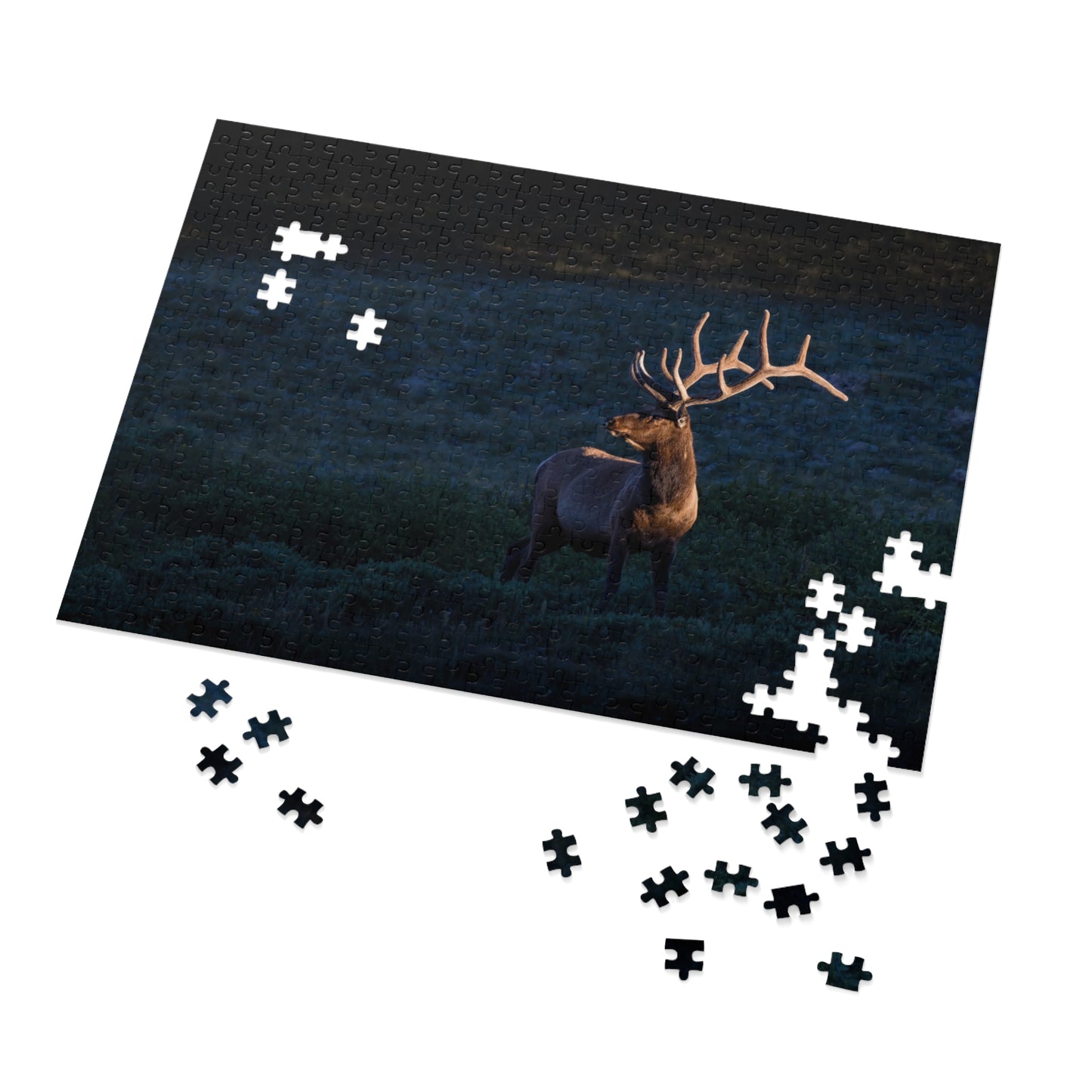 "LIGHT BEAM" BULL ELK - PUZZLE