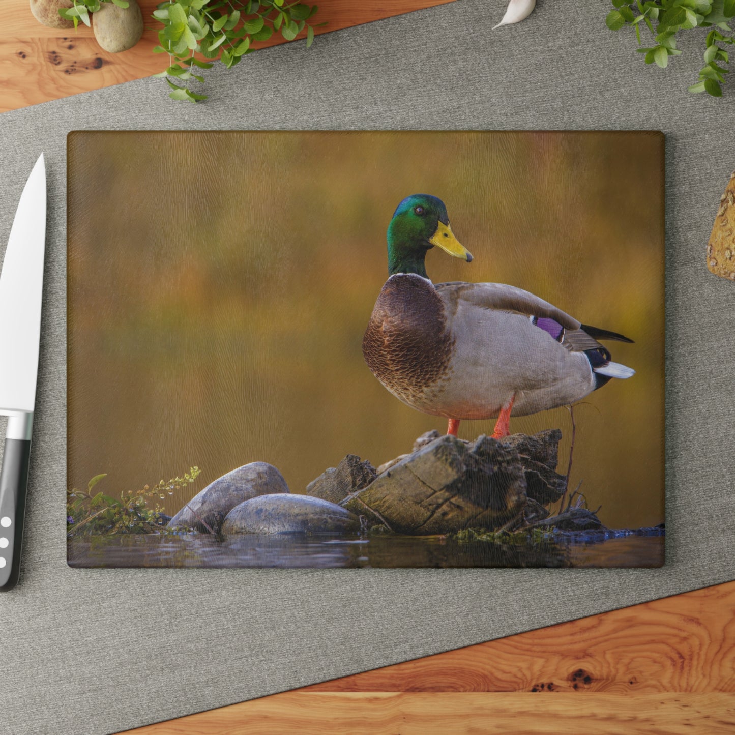 SNAKE RIVER DRAKE Glass Cutting Board