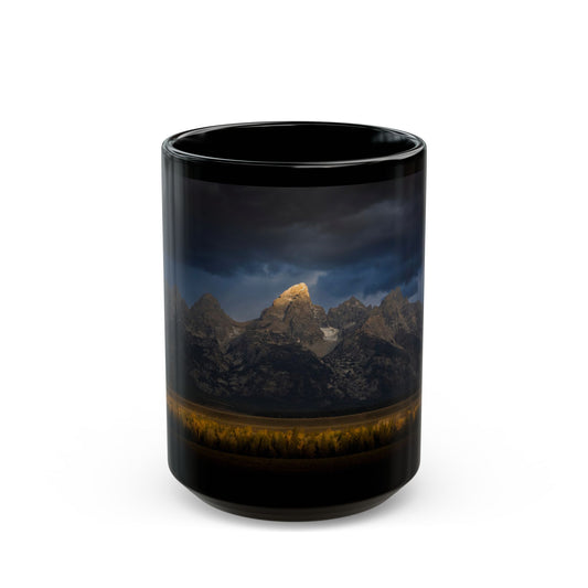 GRAND LIGHT 15oz Black Mug