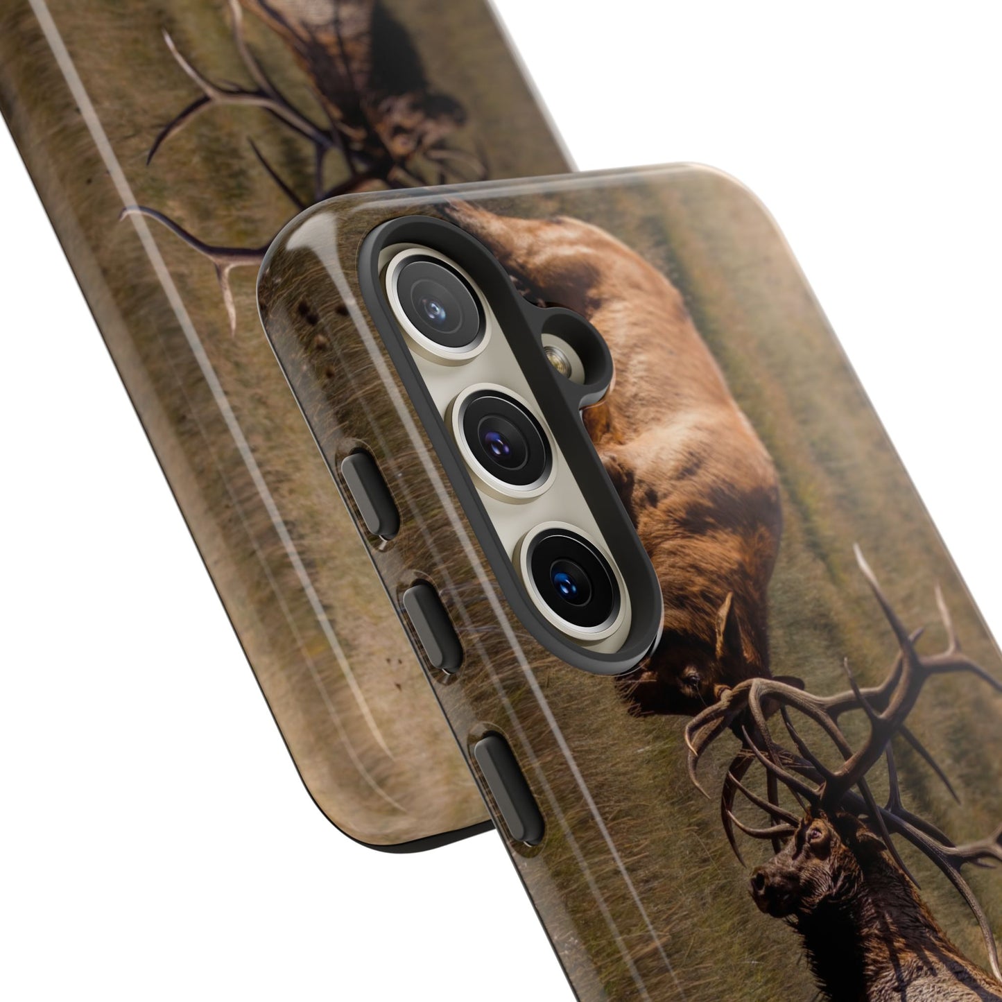 "LOCKED IN LIGHT" Bull Elk Smart Phone Tough Case