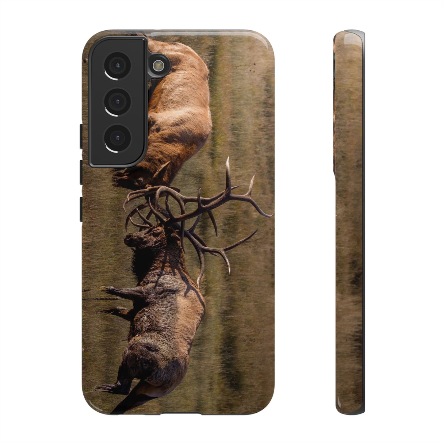 "LOCKED IN LIGHT" Bull Elk Smart Phone Tough Case