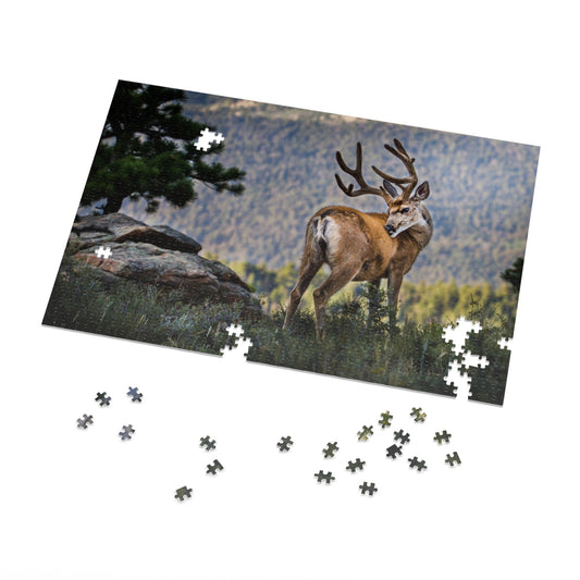 "BACKDROP ITCH" MULE DEER - PUZZLE