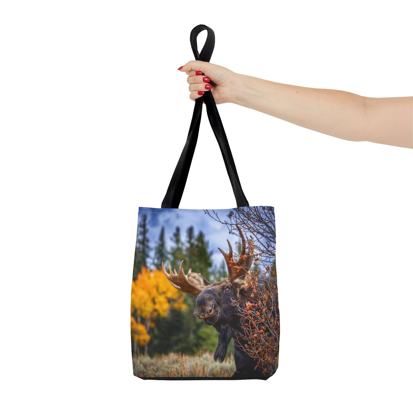 "PEEK A MOOSE" Tote Bag