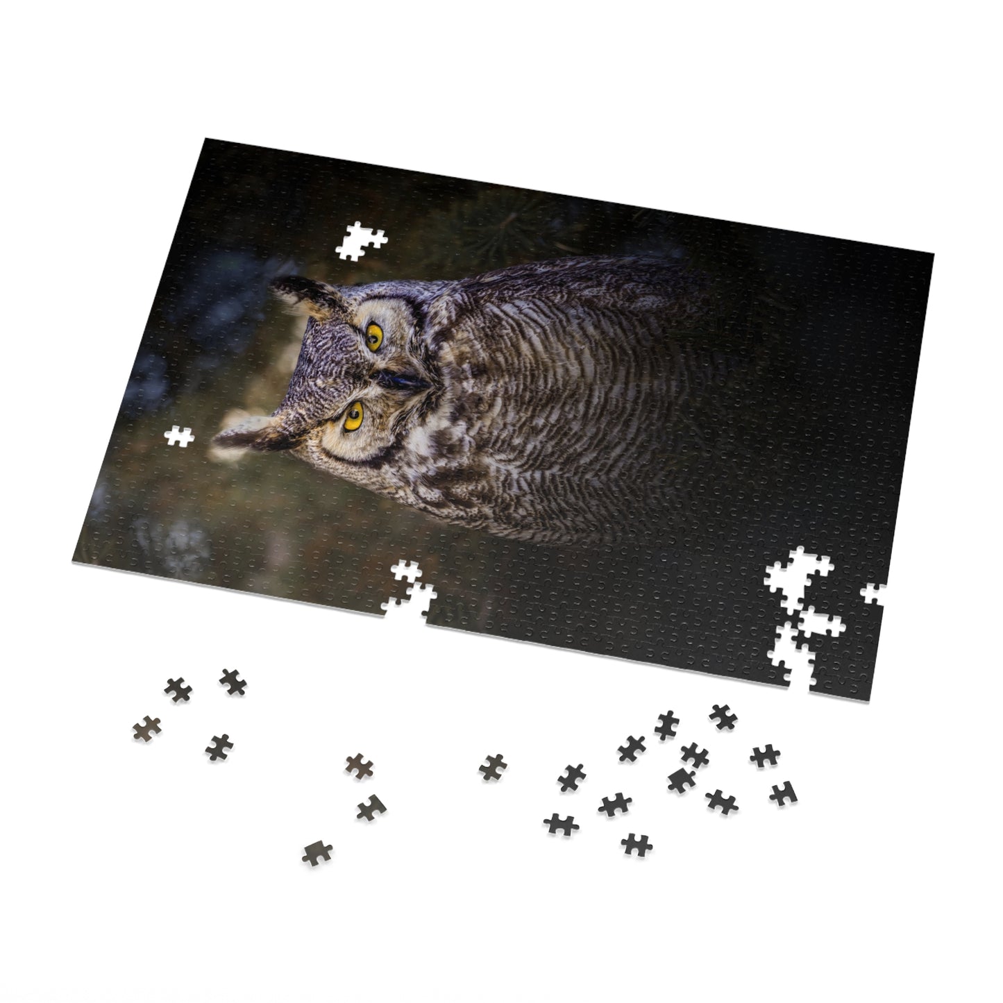 "OLD SOUL" GREAT HORNED OWL - PUZZLE