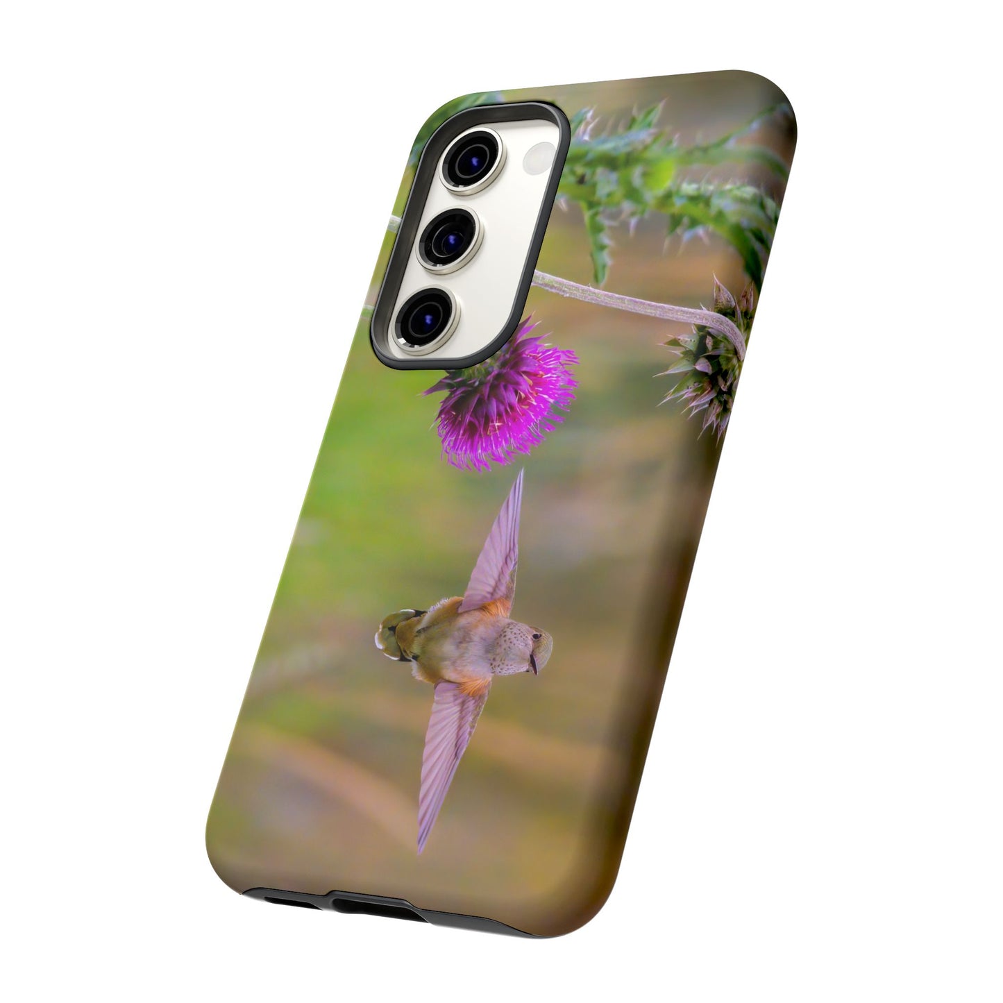 "THISTLE WINGS" Hummingbird Smart Phone Tough Case