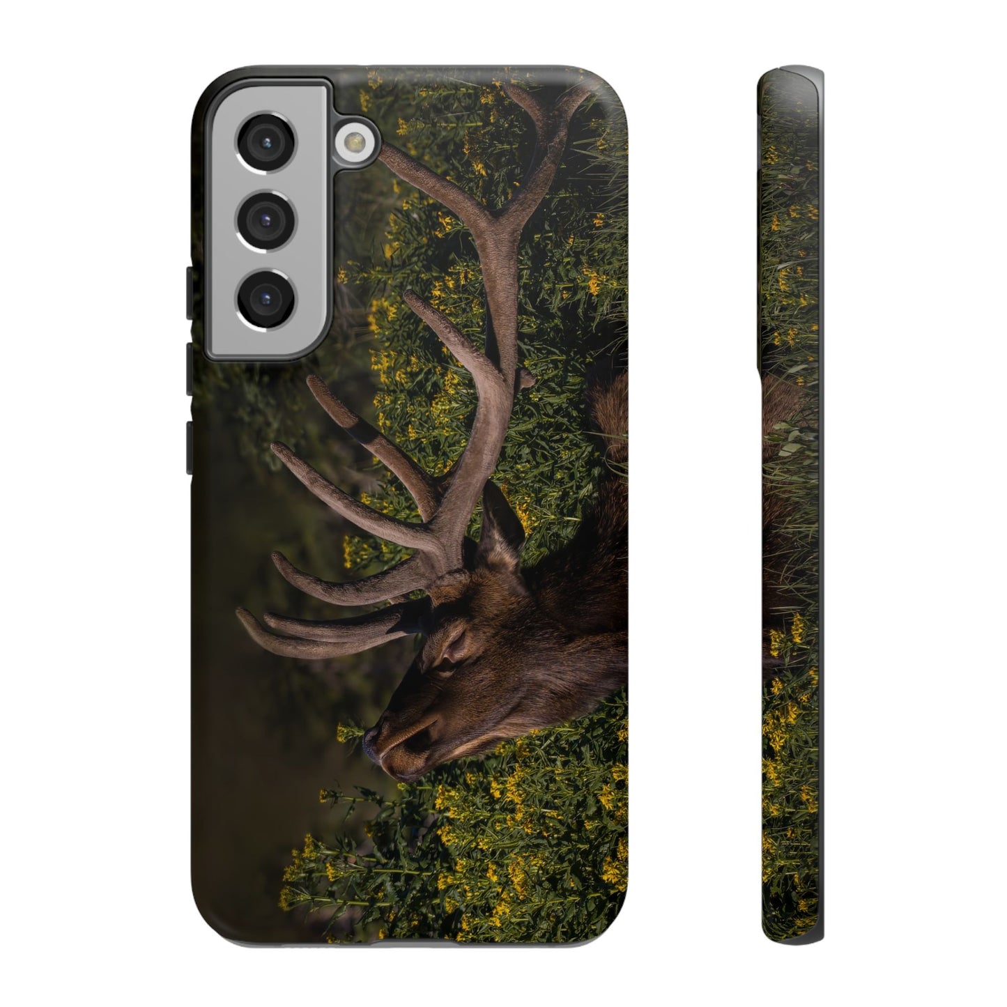 "WILDFLOWER SUNBATH" Bull Elk Smart Phone Tough Case