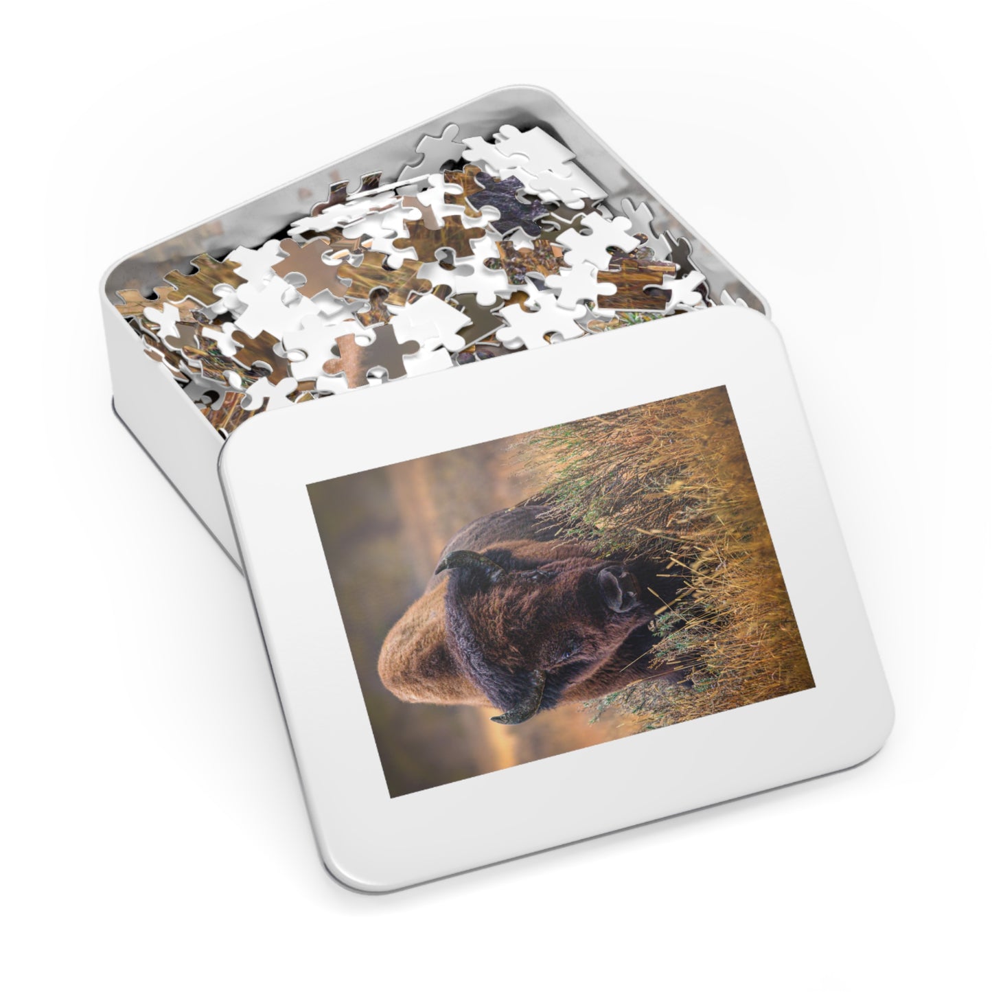 "MISTY MORNIN" BISON - PUZZLE