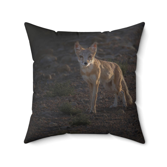 "AGLOW" Swift Fox Photo Pillow