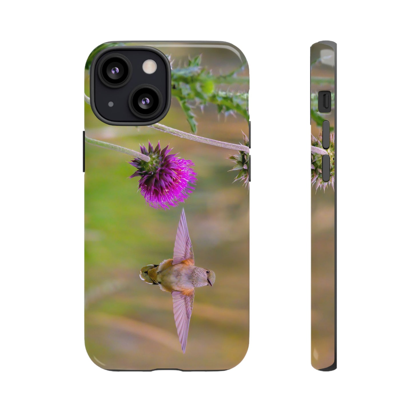 "THISTLE WINGS" Hummingbird Smart Phone Tough Case