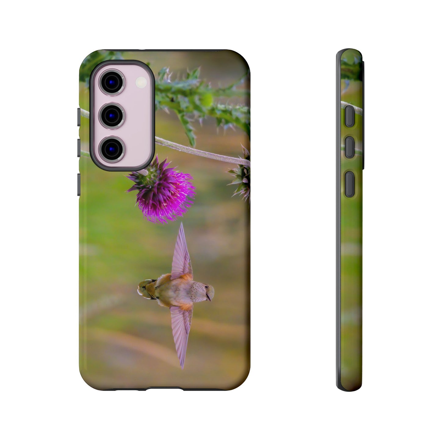 "THISTLE WINGS" Hummingbird Smart Phone Tough Case