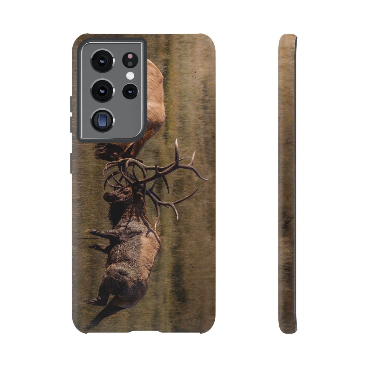 "LOCKED IN LIGHT" Bull Elk Smart Phone Tough Case