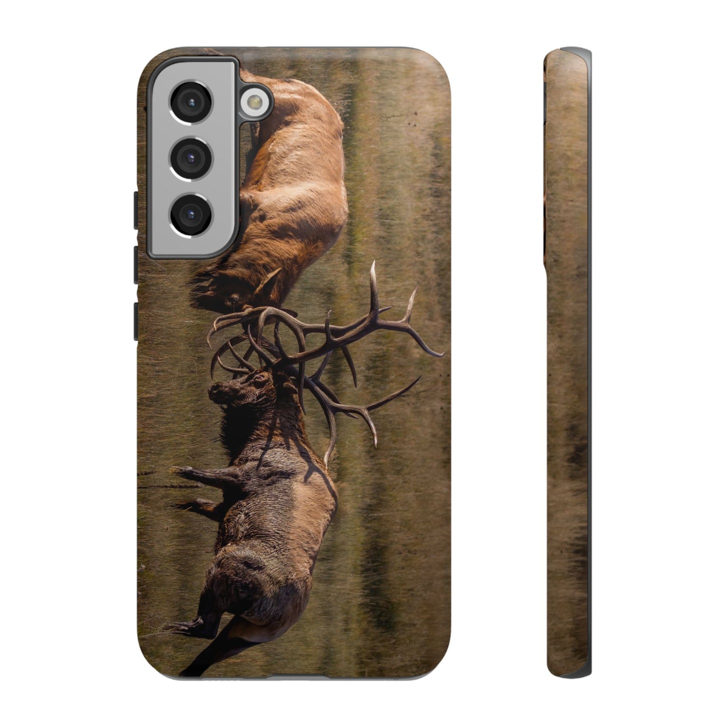 "LOCKED IN LIGHT" Bull Elk Smart Phone Tough Case